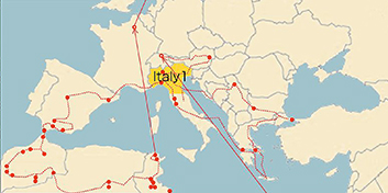 Map of Italy1