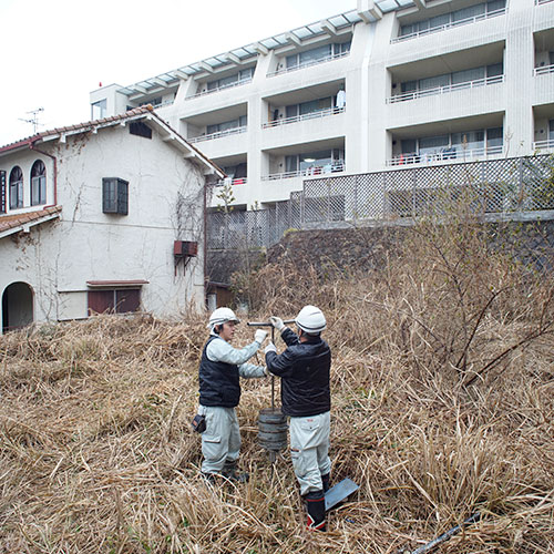 土地の地盤調査