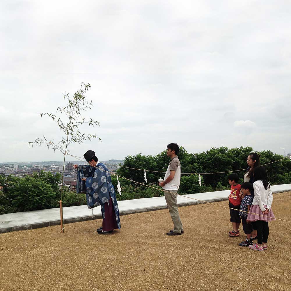 四日市の家の地鎮祭