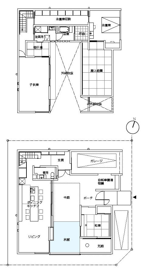 上新田の家　間取り図