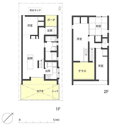 前原町の家　間取り図