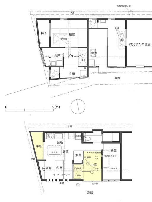 長居西の帰れない家　間取り図